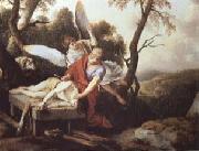 Laurent de la Hyre Abraham Sacrificing Isaac France oil painting artist